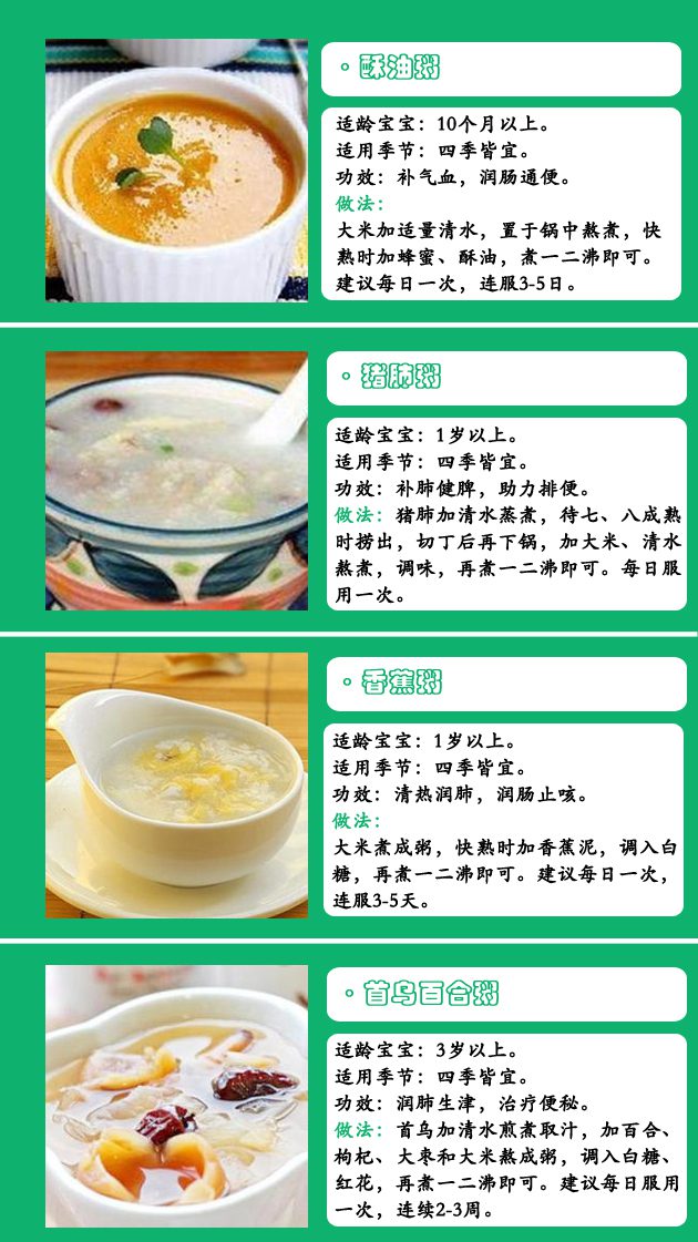 每日食谱15·治疗宝宝便秘的美味粥-安全技术质量