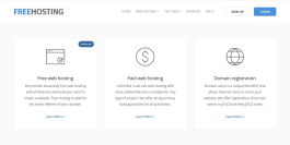 freehosting可以申请10G空间不限制流量