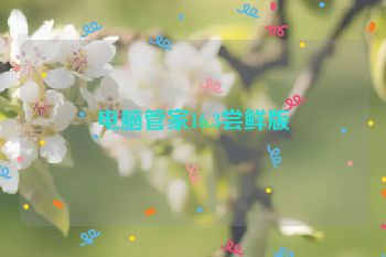 电脑管家16.3尝鲜版